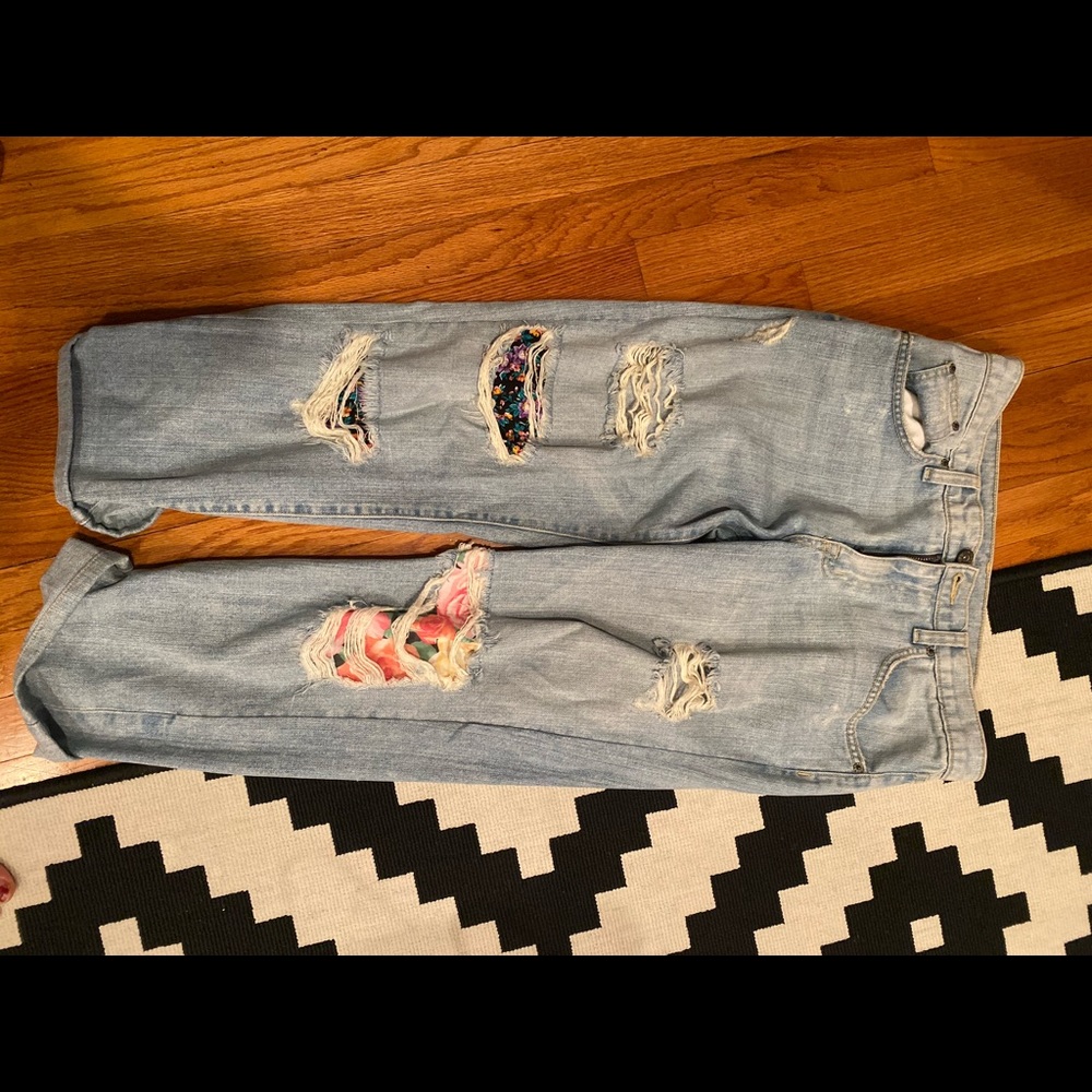 Flowerbomb boyfriend jeans